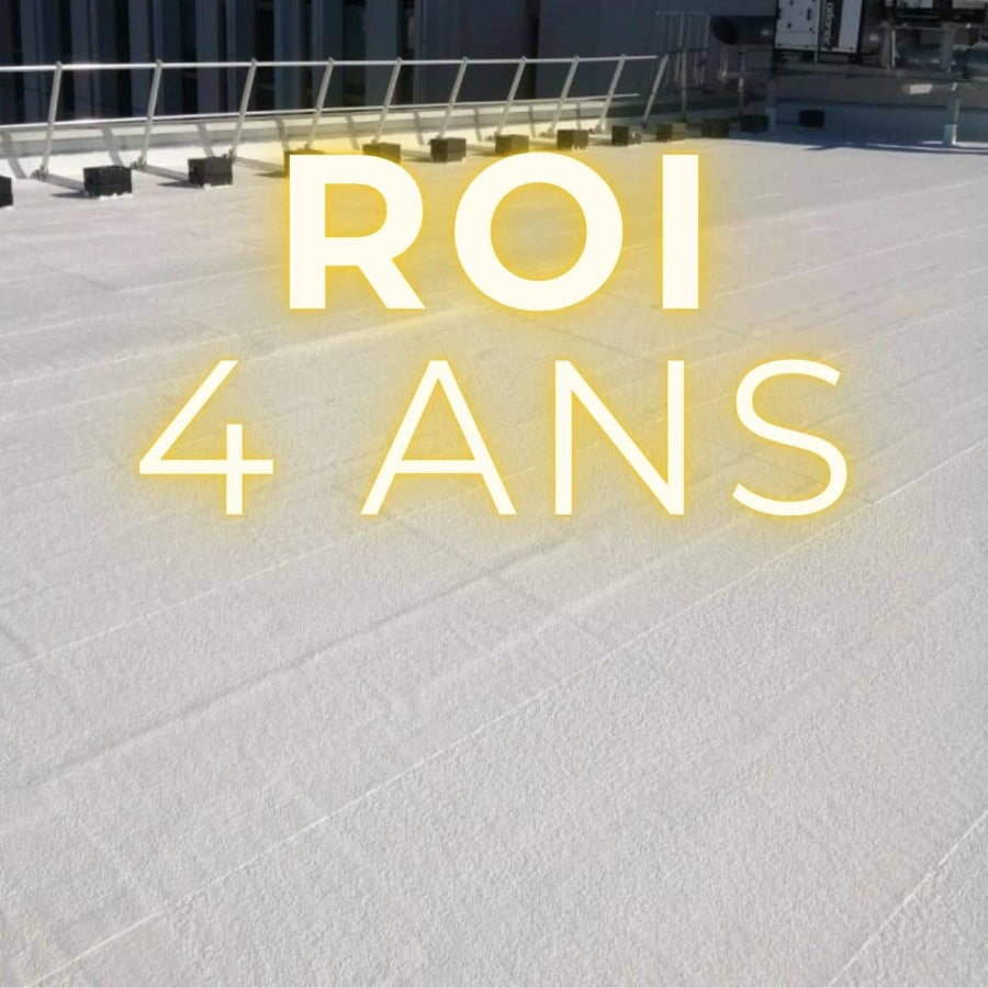 Temps retour investissement cool roofing