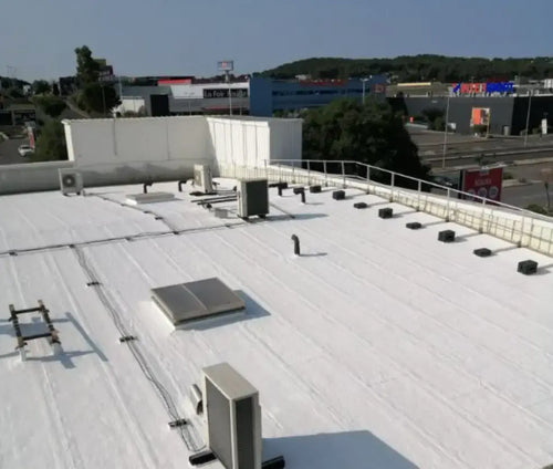 Chantier cool roof Tertiaire commercial Eram