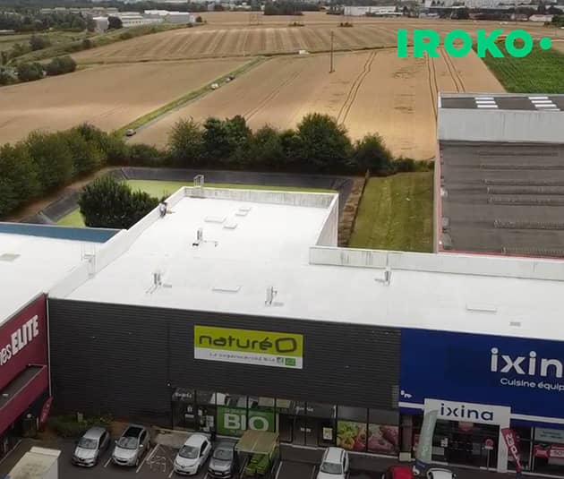 Chantier cool roof Iroko