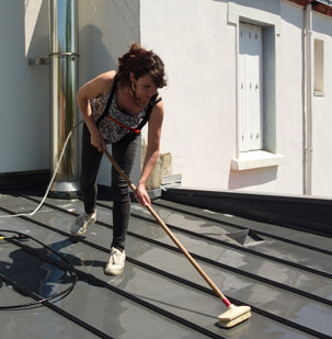 nettoyage préparation peinture cool roof