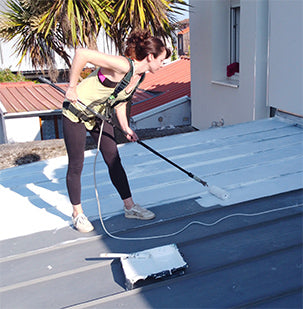 application primaire peinture cool roof