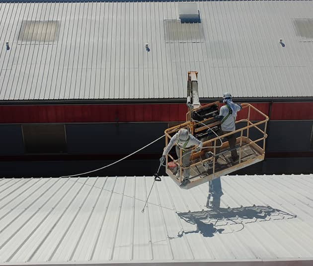 Application cool roof toit