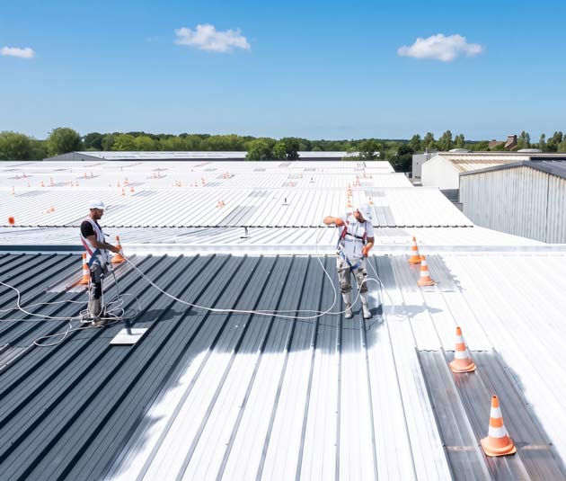 cool roof mise en peinture toiture