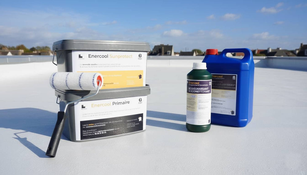 Peinture cool roof blanche